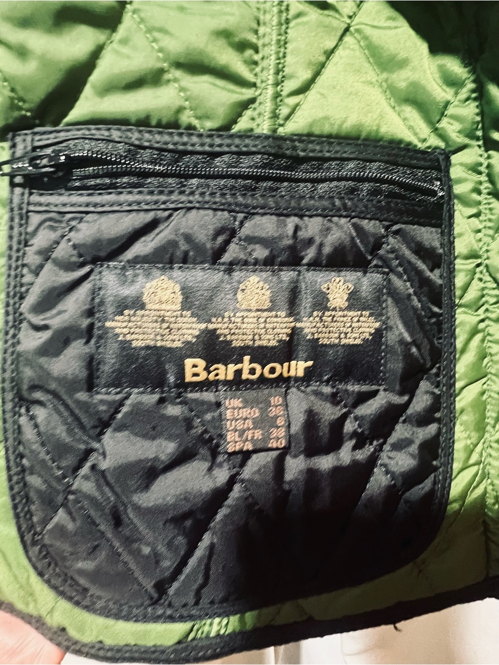 Barbour Women’s Black Quilted Snap Zip Vest UK 10 US 6 Classic Equestrian - Picture 7 of 8